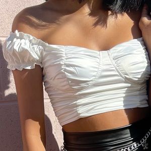 Satin top